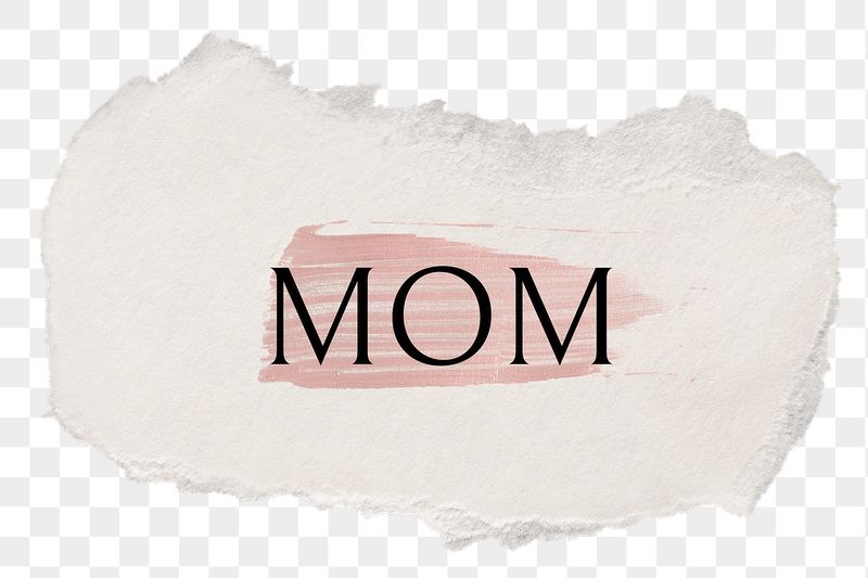 Mom png word sticker typography, | Free PNG - rawpixel