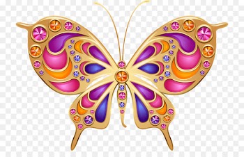 Monarch butterfly Nymphalidae Paper Drawing - Colorful butterfly 