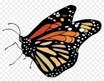 #monarch From The #efrstickers Nature Sticker Sheet - Monarch Butterfly
