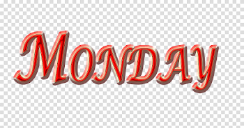 Monday Weekday Red - Free image on Pixabay