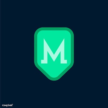 Monero cryptocurrency electronic cash symbol .. | Free stock vector - 474819