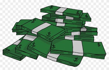 Money Bag Animation Stock Footage Clip Art - Stacks Of Money Clip Art