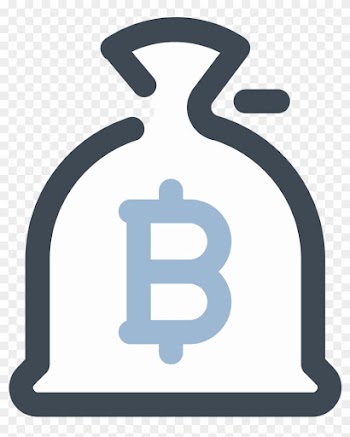 Money Bag Bitcoin Icon - Money