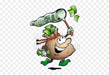Money Bag Chasing Money Medical Chart Clip Art Medical - Money Bag Chasing Money Medical Chart Clip Art Medical