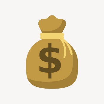 Money bag clipart, dollar currency | Free Vector - rawpixel