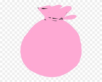 Money Bag Clipart For Kids - Pink Money Bag Png