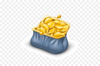 Money bag Coin Clip art - Vector cartoon bag of gold coins 