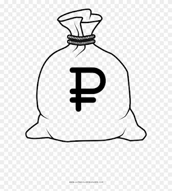 Money Bag Coloring Page - Desenho De Saco Para Colorir