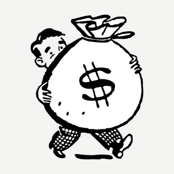 Money bag drawing clipart, business | Free PSD - rawpixel