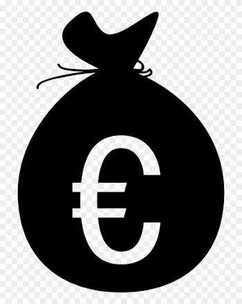 Money Bag Euro Sign Currency - Euro Flat Icon