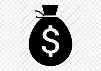 Money Bag Icon Free Icon - Silueta De Bolsa De Dinero