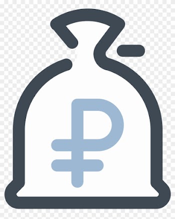 Money Bag Ruble Icon - Bitcoin Vector Png Icon