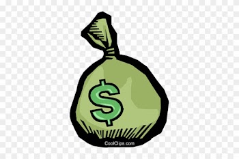 Money Bags Royalty Free Vector Clip Art Illustration - Illustration
