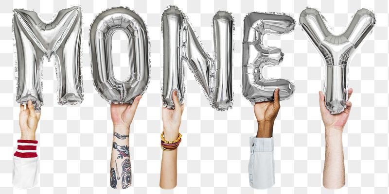 Money balloon png word sticker, | Free PNG - rawpixel