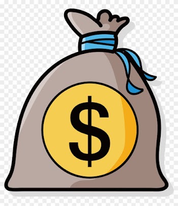 Money Cartoon Drawing Illustration - Money Bag Cartoon Drawing