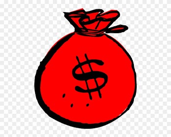 Money Clip Art - Cartoon Money Bag