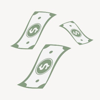 Money clipart, cute cartoon illustration | Free PSD Illustration - rawpixel