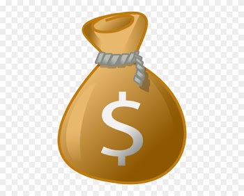 Money Clipart Transparent Background - Money Bag Clip Art