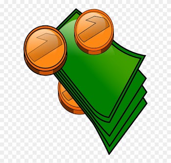 Money Coins And Bills Clip Art - Transparent Background Money Clipart