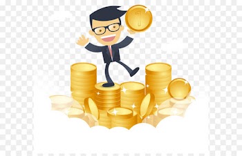 Money Download - Cartoon happy businessman with money vector 