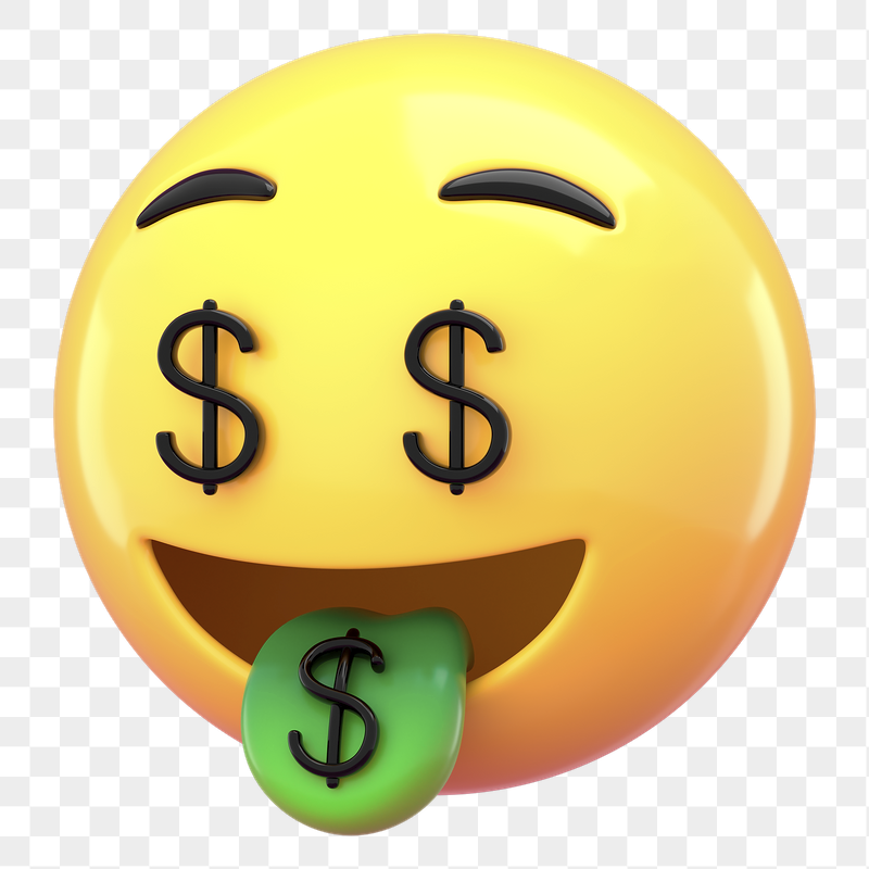 Money-eyes 3D emoticon png sticker, | Free PNG - rawpixel