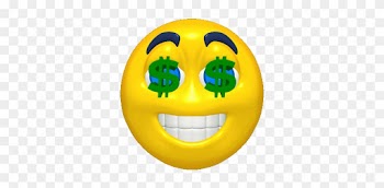 Money Eyes - Smiley Face With Money