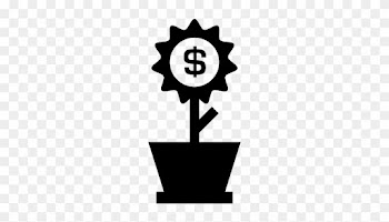 Money Flower In A Pot Vector - Occupational Safety And Health
