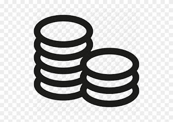 Money Icon Outline Clipart Coin Money Computer Icons - Stacked Coins Icon