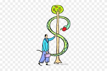 Money Is The Root Of All Evil Royalty Free Vector Clip - Money Is The Root Of All Evil Cliparts