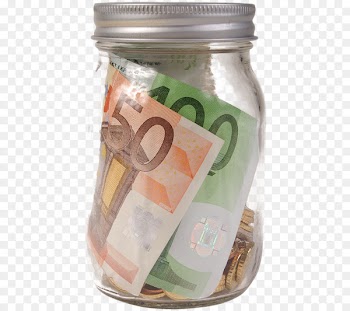 Money Jar Bank Exchange-traded fund Capital gain - Transparent bottle 