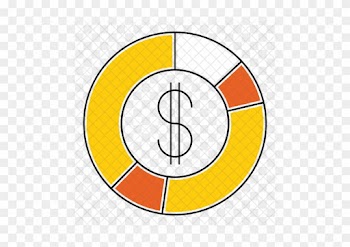 Money Management Icon - Halls Hcb-2100 Custom Laminated Badge - Circle