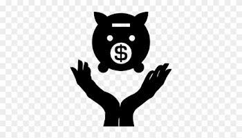 Money Piggy Bank On Hands Vector - Alcancìa Png