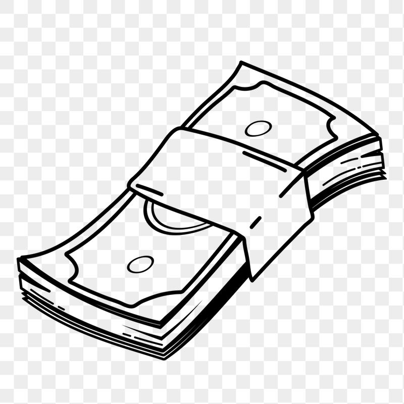 Money png doodle sticker, black | Free PNG Illustration - rawpixel