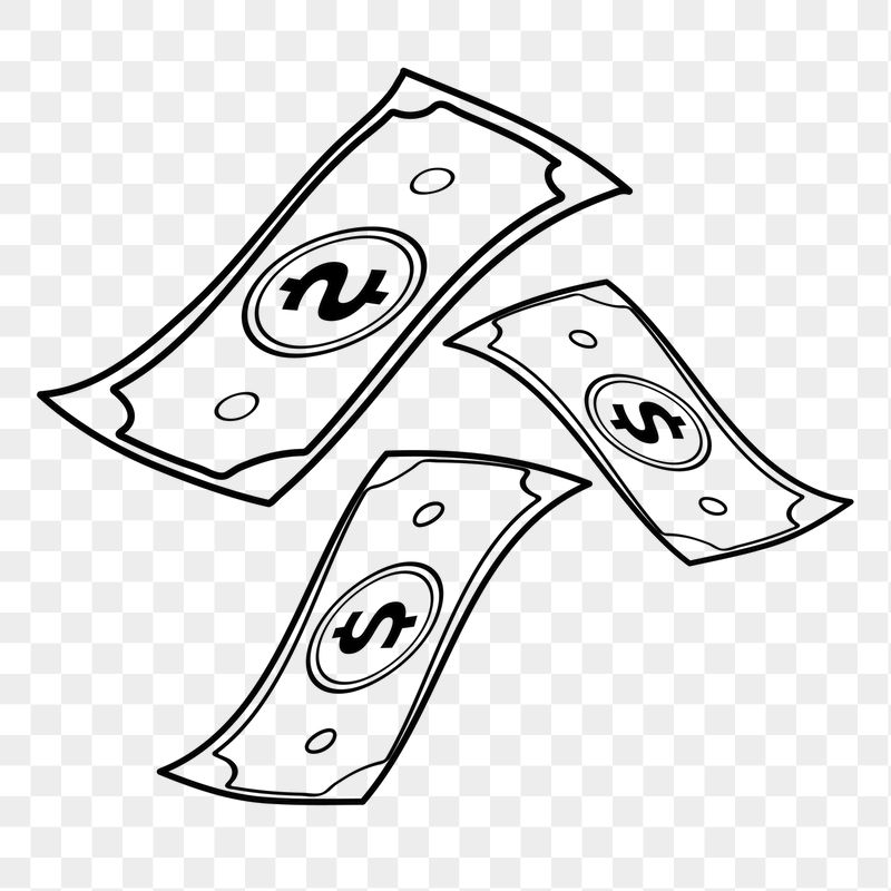 Money png doodle sticker, black | Free PNG Illustration - rawpixel