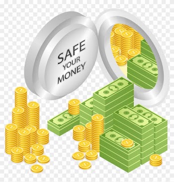 Money Safe Deposit Box Banknote Piggy Bank - Money