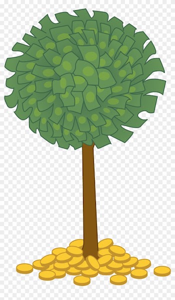 Money Tree Clip Art My Colormist - Money Tree Art Png