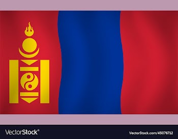 mongolia flag background