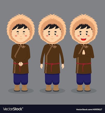 mongolian character with various expression