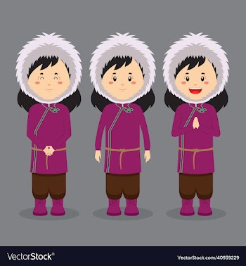 mongolian character with various expression