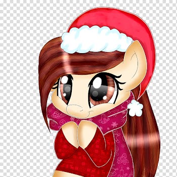 Monica ponysona christmas transparent background PNG clipart