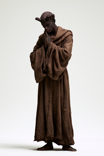 Monk Satyr Ballet Dancer in Contemplative Pose
