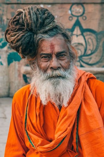 monk selective focus photography