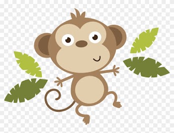 Monkey - Baby Monkey Clipart Png