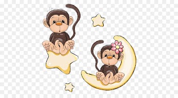 Monkey Cartoon Clip art - Cute monkey 