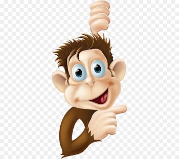Monkey Chimpanzee Tree Clip art - Naughty monkey 