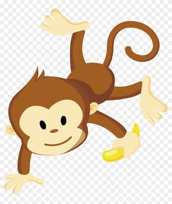 Monkey Clip Art - Transparent Monkey Vector