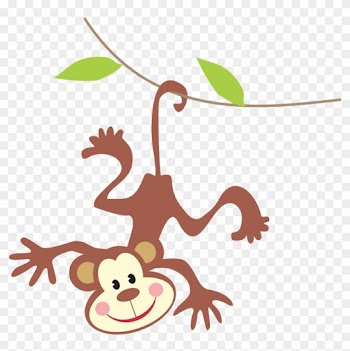 Monkey Clipart - Monkey See Monkey Do Twin Sibling T-shirts