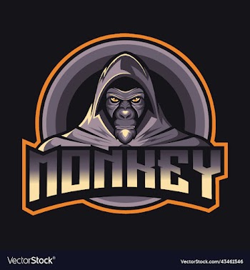 monkey mascot logo