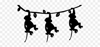 Monkey Silhouette Clipart Best Gzkkiu Clipart - Monkey On Tree Silhouette