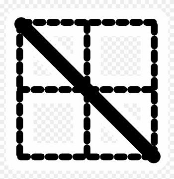Mono Border Fall - Icon